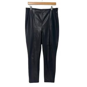 Free People We The Free Faux Black Leather Skinny pants size 31 Biker